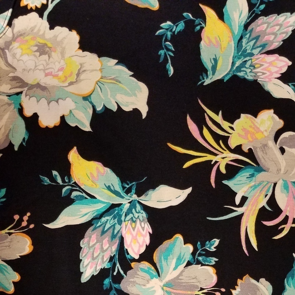 Nwt Ann Taylor S SMALL Floral Print Pull On Dress - Picture 6 of 8